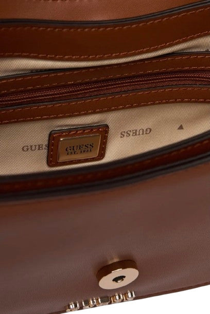 Borsa donna Guess Carrie bag cognac BS26GU98 VG989620