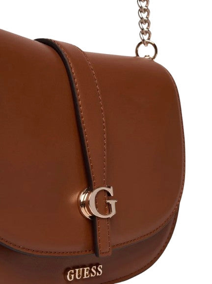 Borsa donna Guess Carrie bag cognac BS26GU98 VG989620