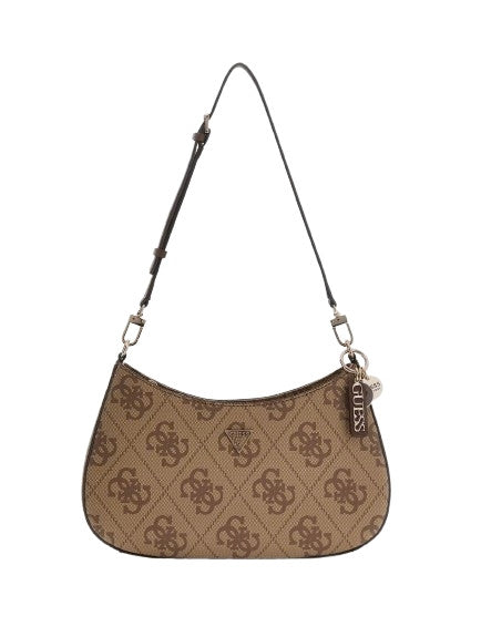 Borsa donna Guess Noelle II latte logo/brown BS26GU100 SO967218