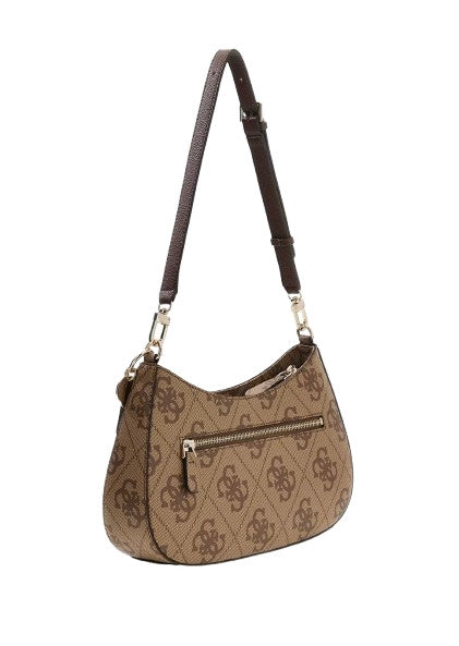 Borsa donna Guess Noelle II latte logo/brown BS26GU100 SO967218