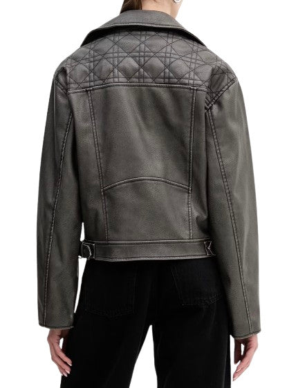Giacca donna Guess Biker jacket similpelle nero ES26GU17 W6RL09WH1X0