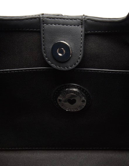 Borsa donna Love Moschino shopper a spalla in ecopelle nero BS26MO23 JC4047PP1OLE0000
