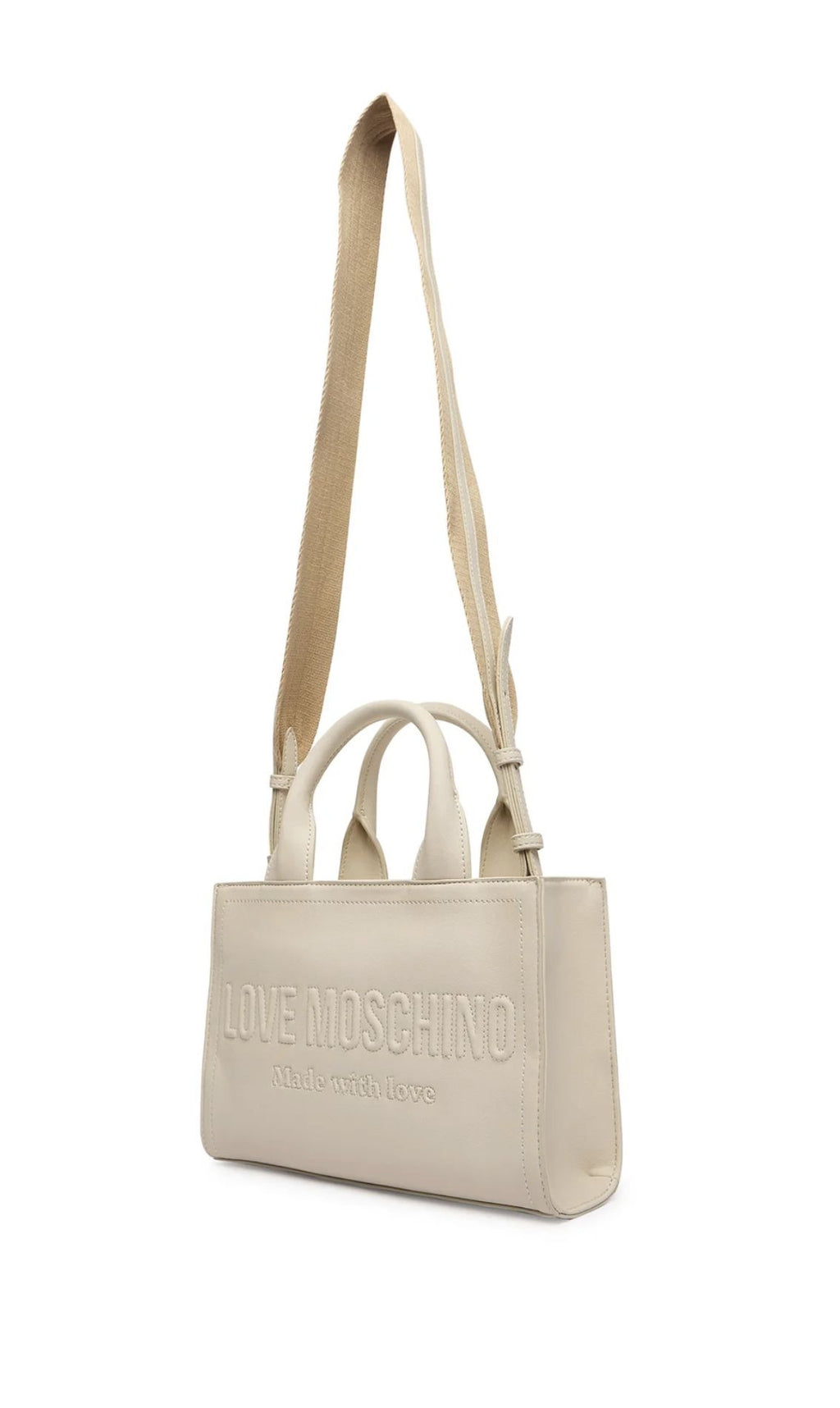 Borsa donna a mano/tracolla Love Moschino avorio BS26MO27 JC4044PP1OLE0110