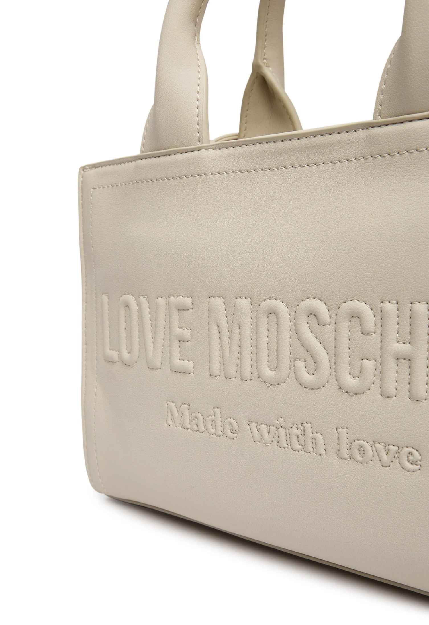 Borsa donna a mano/tracolla Love Moschino avorio BS26MO27 JC4044PP1OLE0110