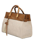 Borsa donna Liu-jo M Tote Manhattan naturale BS26LJ45 AA6086 T381A