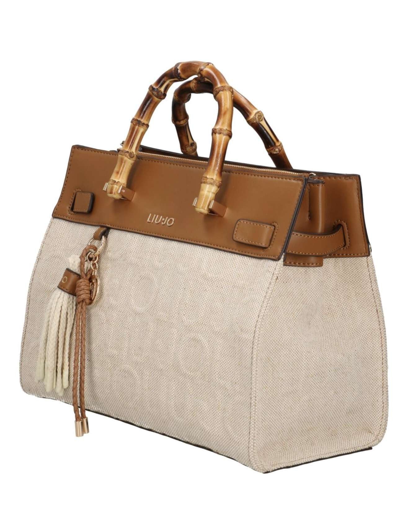 Borsa donna Liu-jo M Tote Manhattan naturale BS26LJ45 AA6086 T381A