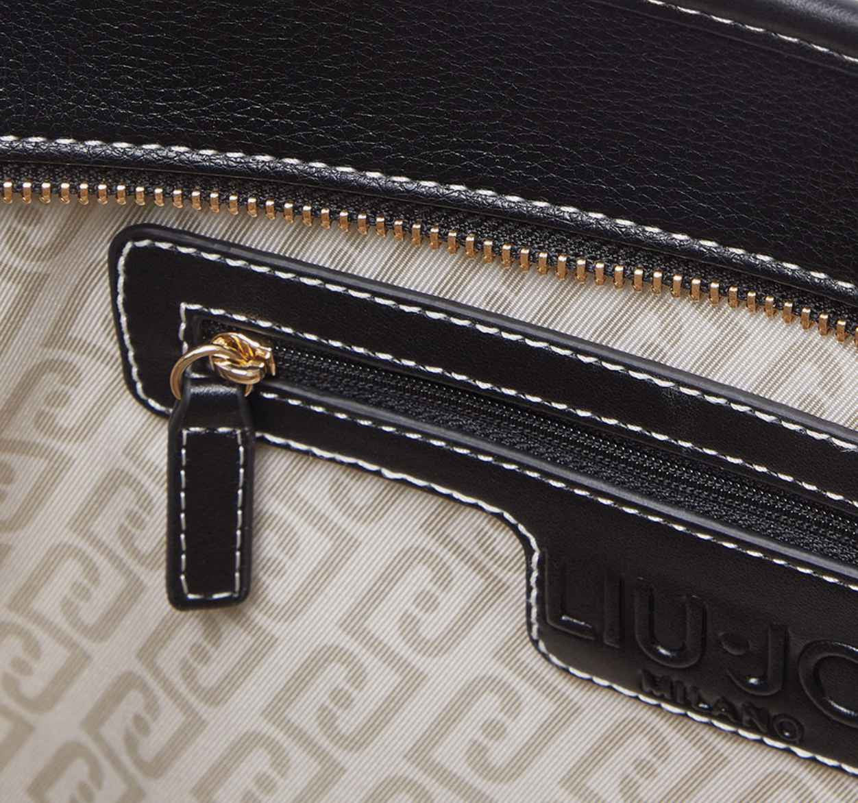 Borsa donna Liu-jo Evrim Tote M nero BS26LJ48 AA6070 E1012