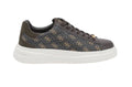 Scarpe uomo Guess sneaker Elba 4G logo in pelle brown ocre US26GU09 FMPVIBFAL12