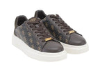 Scarpe uomo Guess sneaker Elba 4G logo in pelle brown ocre US26GU09 FMPVIBFAL12