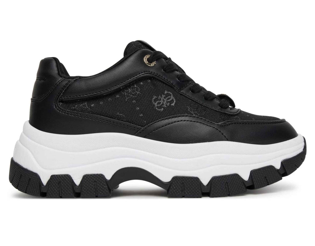 Scarpe donna Guess sneaker Runner berrett 4G black DS26GU02 FLFBRTELE12