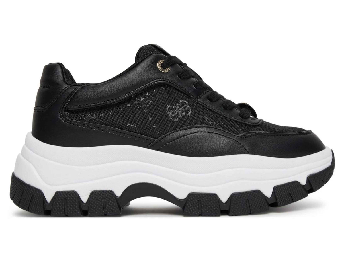 Scarpe donna Guess sneaker Runner berrett 4G black DS26GU02 FLFBRTELE12