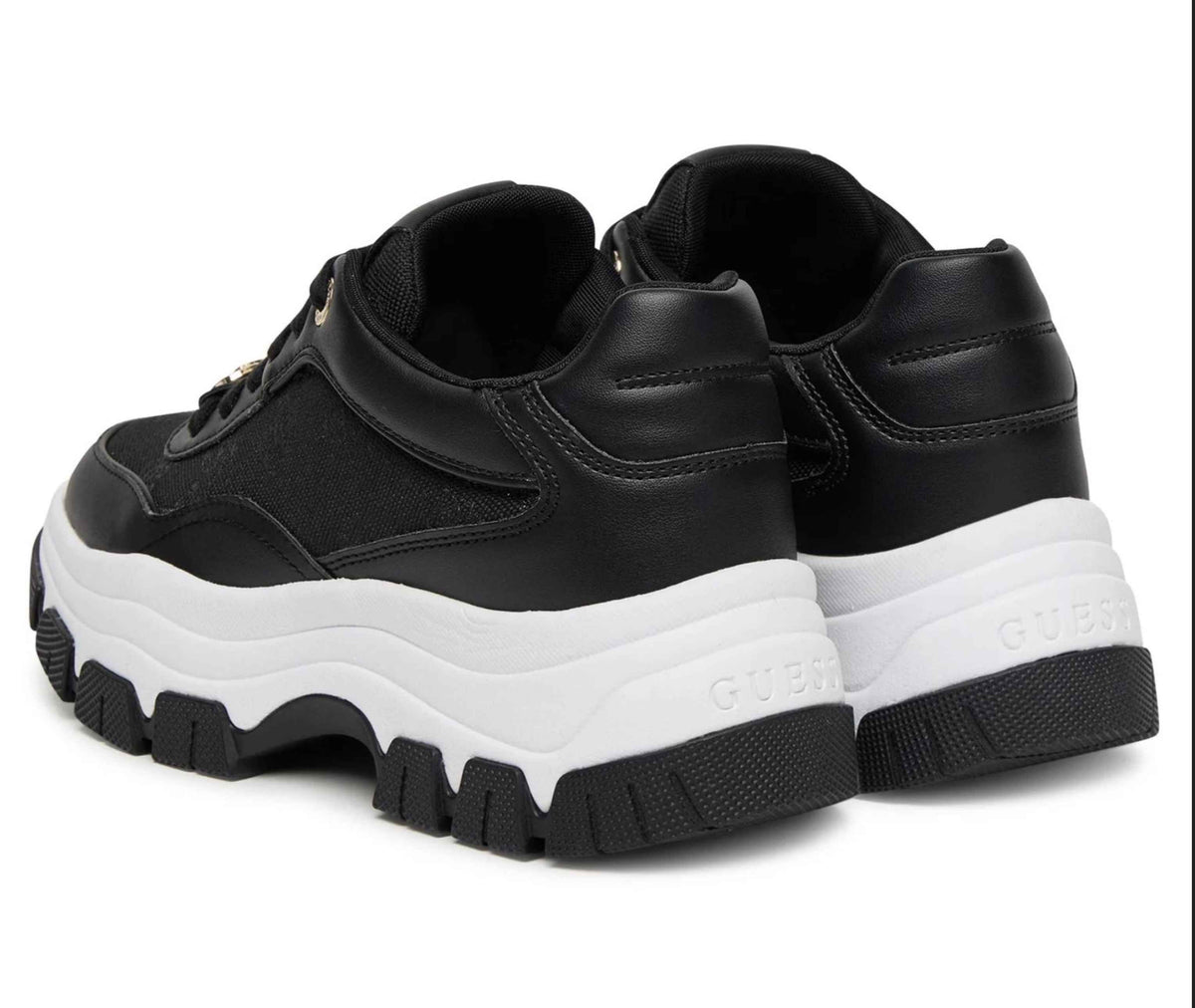 Scarpe donna Guess sneaker Runner berrett 4G black DS26GU02 FLFBRTELE12