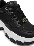 Scarpe donna Guess sneaker Runner berrett 4G black DS26GU02 FLFBRTELE12