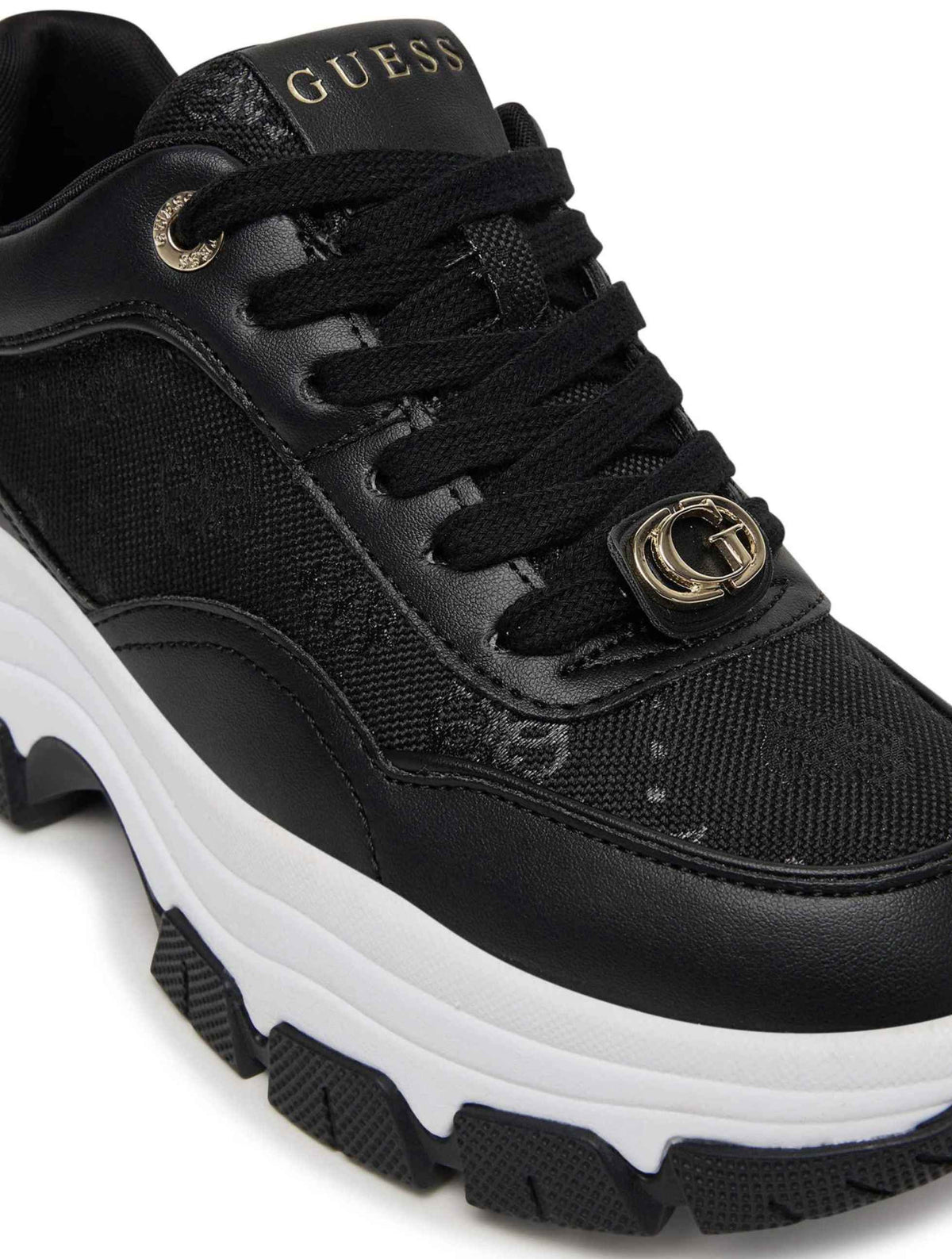 Scarpe donna Guess sneaker Runner berrett 4G black DS26GU02 FLFBRTELE12