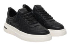 Scarpe uomo Guess sneaker Elbano logo in pelle ed ecopelle black US26GU12 FMPENOFAL12