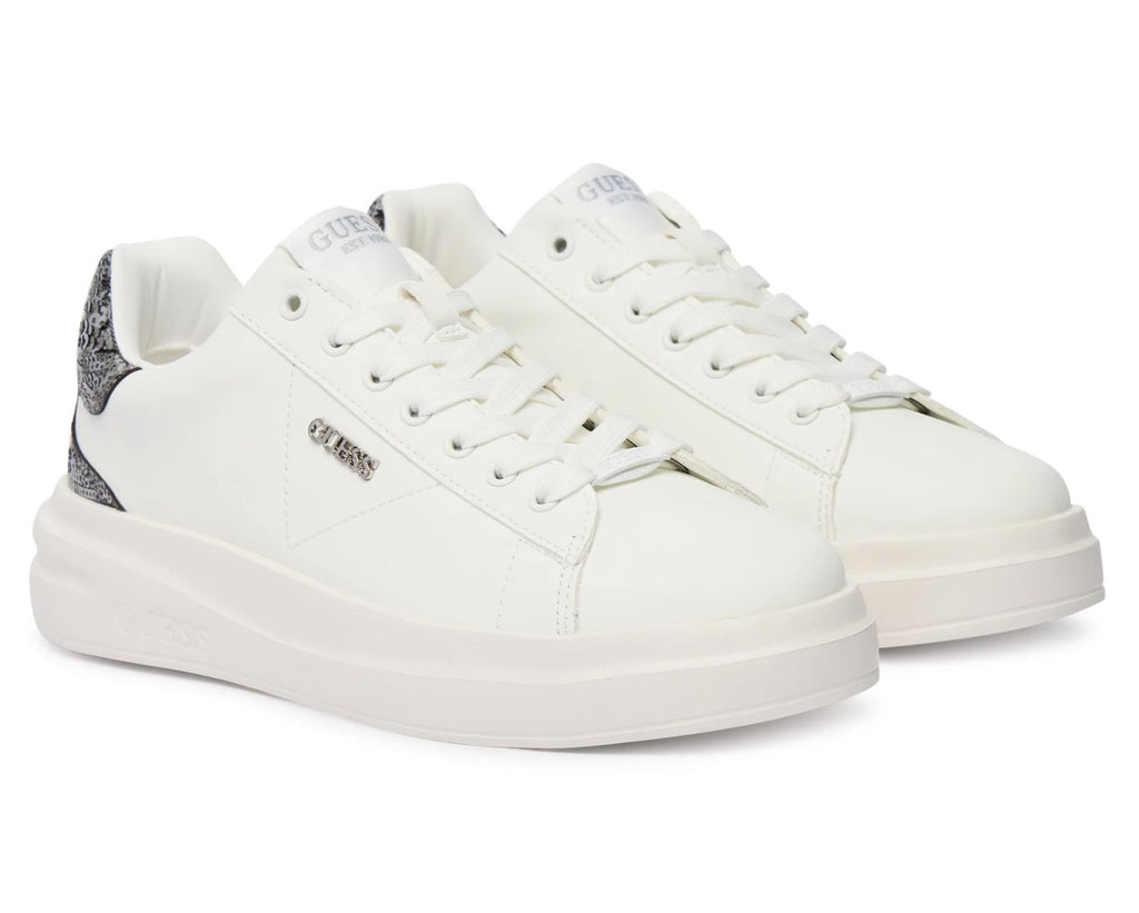 Scarpe donna sneaker Guess Elbina10 white/silver DS26GU05 FLFE10ELE12