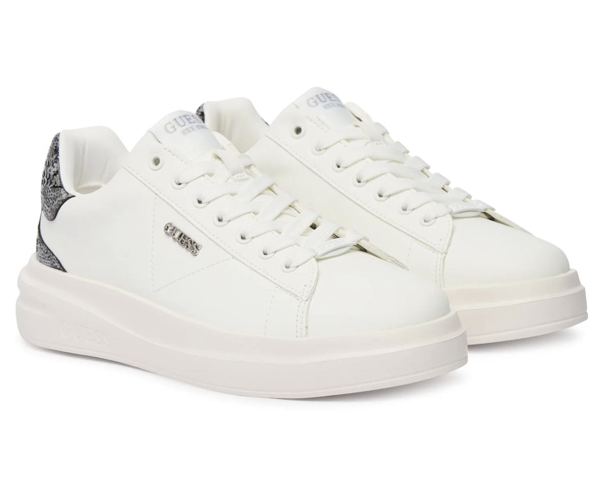 Scarpe donna sneaker Guess Elbina10 white/silver DS26GU05 FLFE10ELE12