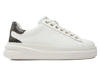 Scarpe donna Guess sneaker Elbina in pelle/ ecopelle white/ brown DS26GU07 FLJELBFAL12