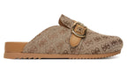 Scarpe sabot donna Guess Galavanta beige/brown DS26GU14 FLPGALFAL06