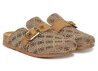 Scarpe sabot donna Guess Galavanta beige/brown DS26GU14 FLPGALFAL06