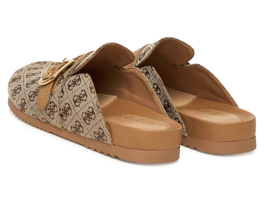 Scarpe sabot donna Guess Galavanta beige/brown DS26GU14 FLPGALFAL06