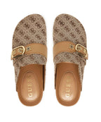 Scarpe sabot donna Guess Galavanta beige/brown DS26GU14 FLPGALFAL06