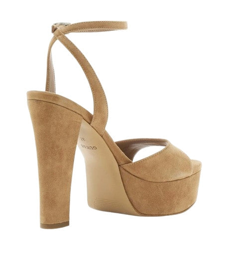 Sandalo Guess Hitten TC 120 in suede brown DS26GU22 FLPHITSUE03
