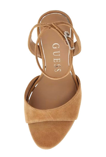 Sandalo Guess Hitten TC 120 in suede brown DS26GU22 FLPHITSUE03