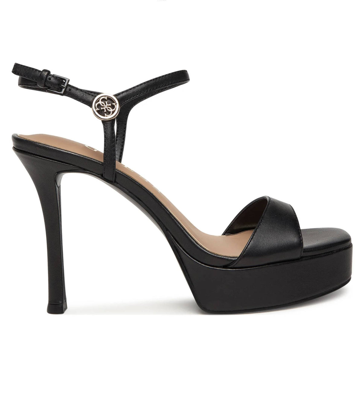 Sandalo Guess Hendora TC 120 in pelle black DS26GU21 FLPHENLEA03
