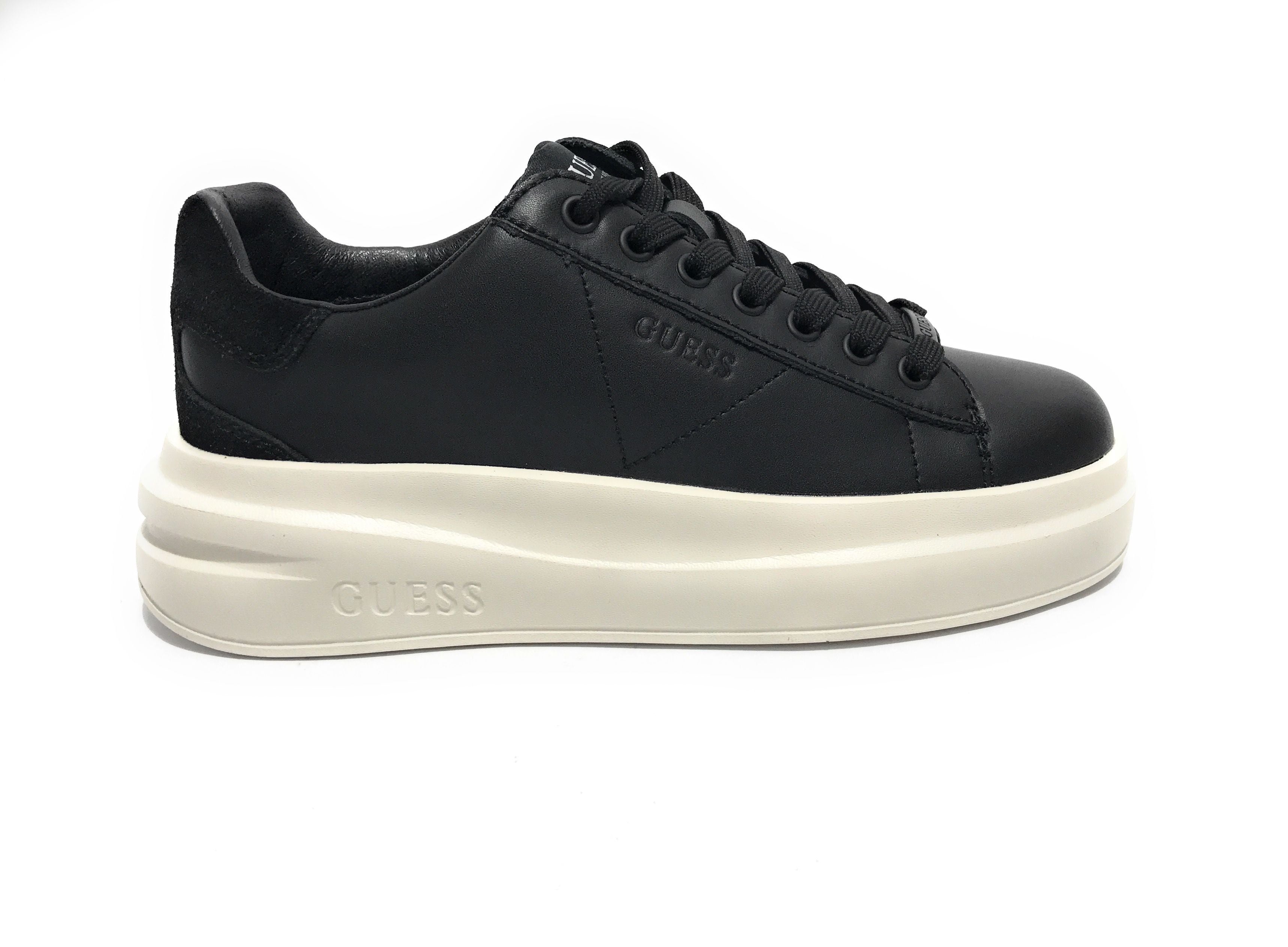 Scarpe Guess sneaker Elbina in pelle black DS26GU23 FLPVIBSUE12