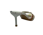 Mule Guess a punta tonda Iory white/multicolor DS26GU27 FLPIORFAL03