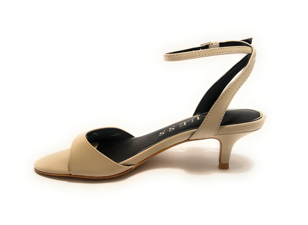 Sandalo Guess Lerela TC 55 in pelle rosa nude DS26GU29 FLJLERLEA03