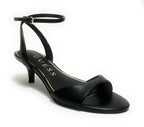 Sandalo Guess Lerela TC 55 in pelle black DS26GU30 FLJLERLEA03