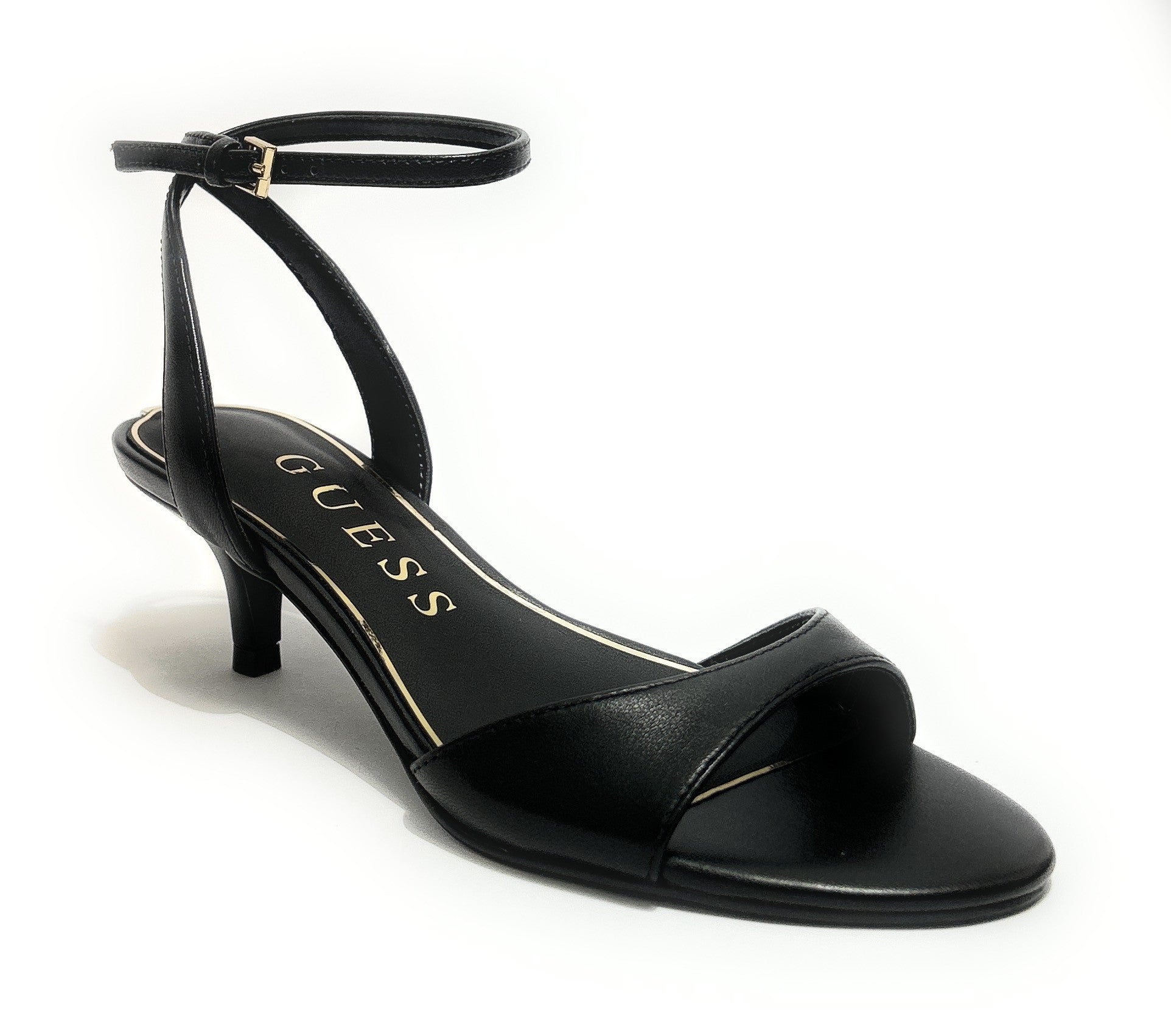 Sandalo Guess Lerela TC 55 in pelle black DS26GU30 FLJLERLEA03