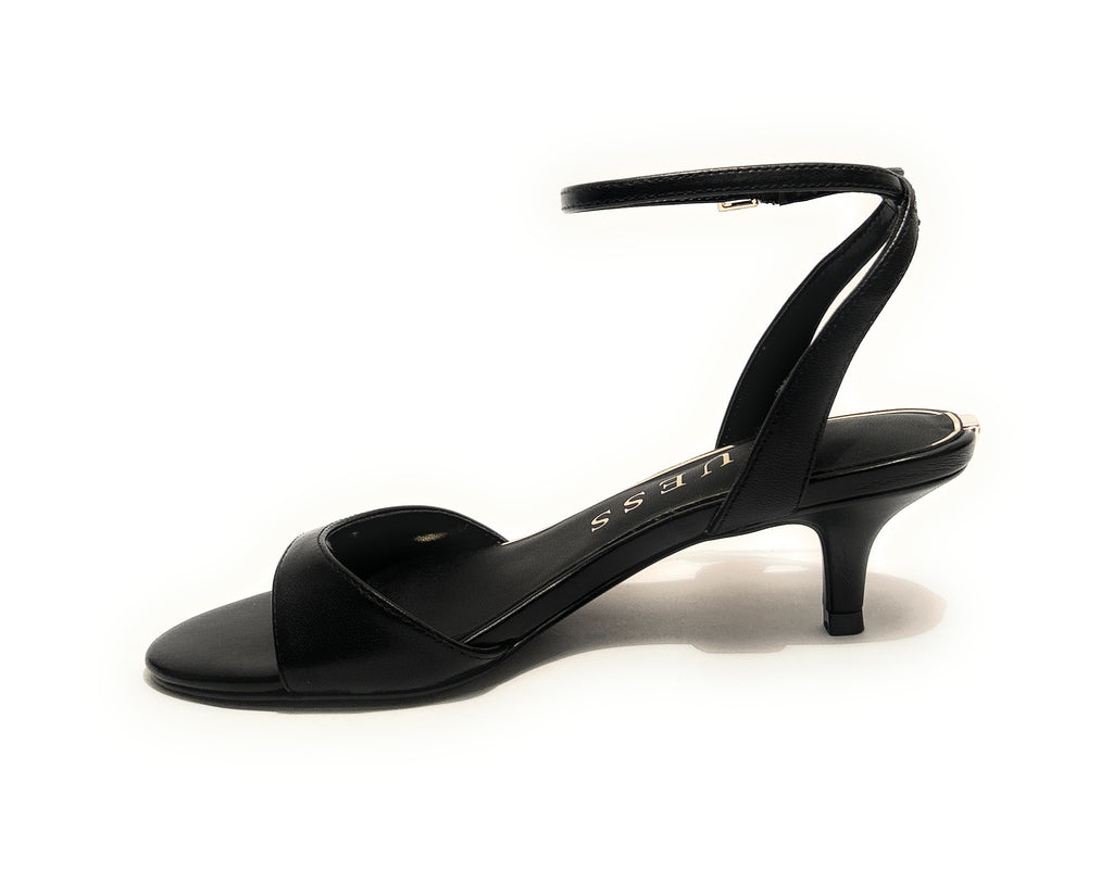 Sandalo Guess Lerela TC 55 in pelle black DS26GU30 FLJLERLEA03