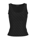 Top donna Guess canotta Tank 4G all over nero ES26GU46 W6GP10K2932 JBLK
