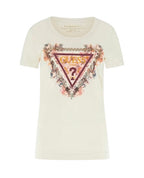 T-shirt donna Guess crema E26GU11 W5YI08J1314 G1F7