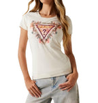 T-shirt donna Guess crema E26GU11 W5YI08J1314 G1F7