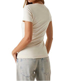 T-shirt donna Guess crema E26GU11 W5YI08J1314 G1F7