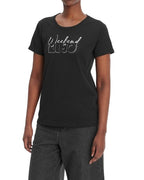 T-shirt donna Liu Jo nero/weekend ES26LJ10 TA6252 JS923 P9291