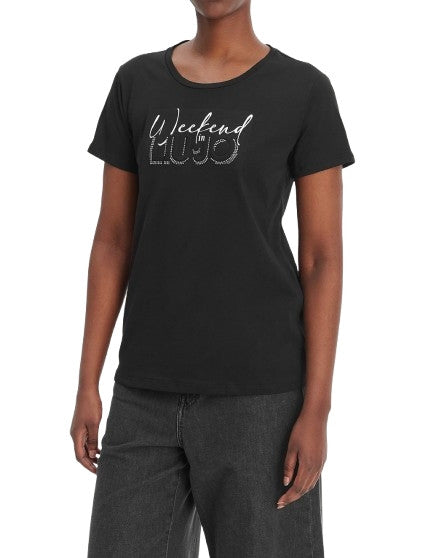 T-shirt donna Liu Jo nero/weekend ES26LJ10 TA6252 JS923 P9291