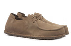 Scarpe donna Birkenstock mocassino Utti Lace gray taupe D26BI08 1027321
