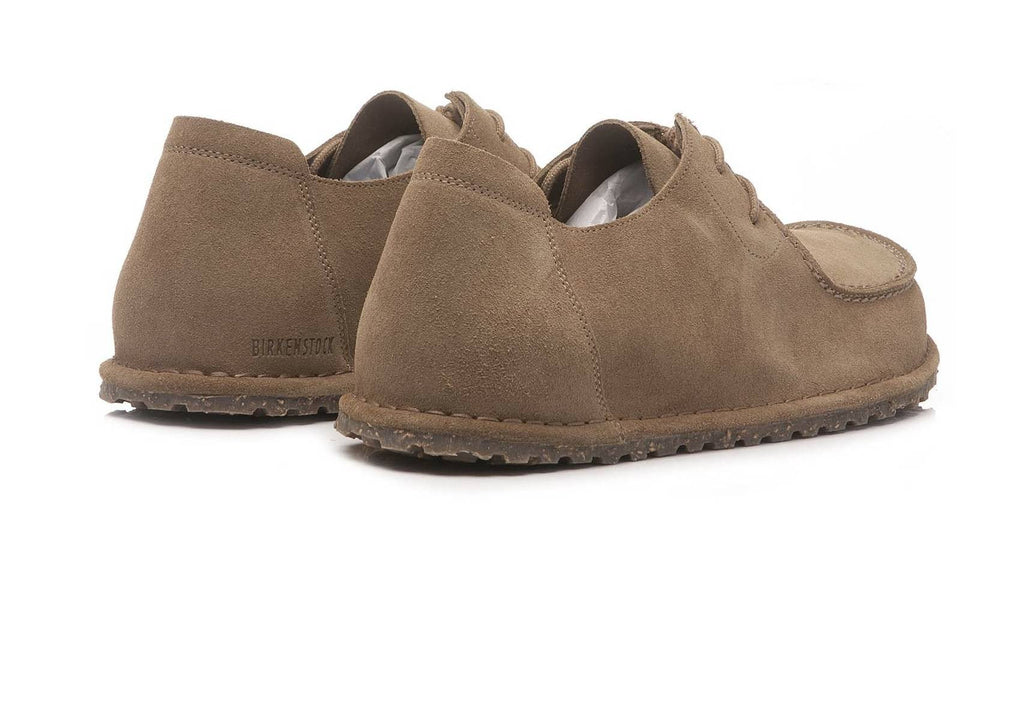 Scarpe donna Birkenstock mocassino Utti Lace gray taupe D26BI08 1027321