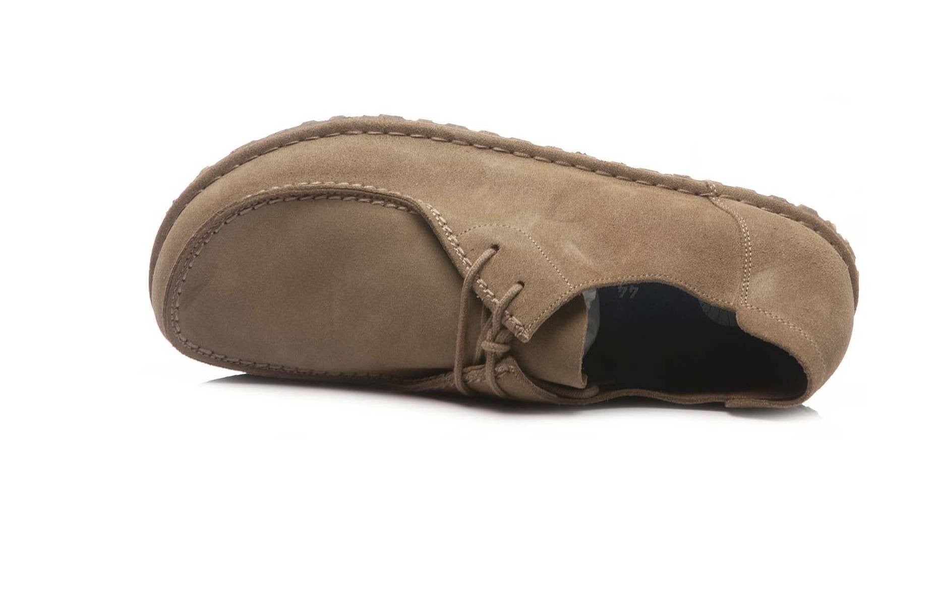Scarpe donna Birkenstock mocassino Utti Lace gray taupe D26BI08 1027321