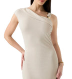 Abito donna Guess vestito Brigitte mini beige ES26GU42 W6GK23K3017 A115