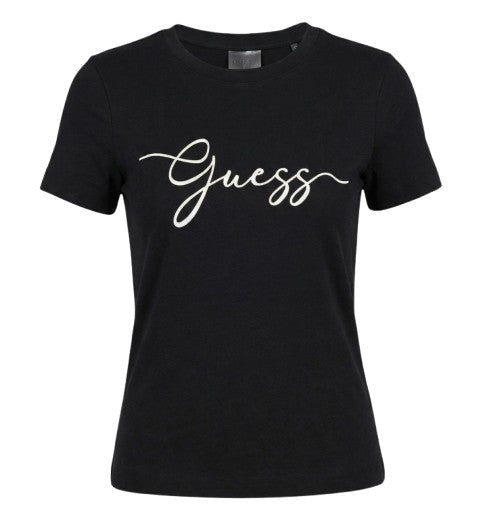 T-shirt donna Guess Circe nero ES26GU50 V6GI01K2962 JBLK