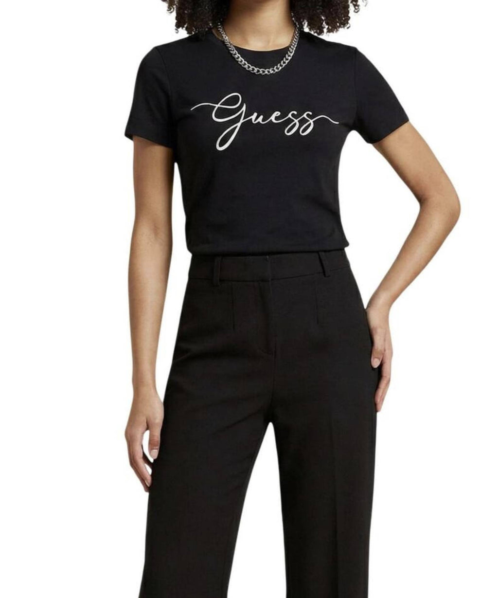T-shirt donna Guess Circe nero ES26GU50 V6GI01K2962 JBLK