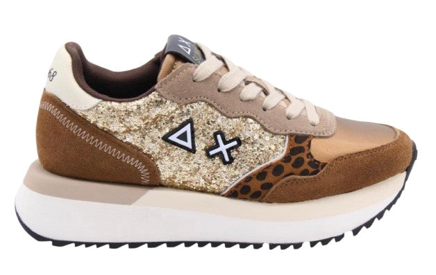 Sneaker Sun68 Big Ally glitter oro D26SU11 Z45212
