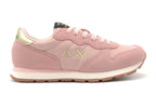 Scarpe Sun68 sneaker Girl's ally teen suede/ nylon gold/ rosa Z25SU08 Z44402T