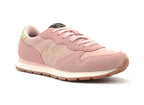 Scarpe Sun68 sneaker Girl's ally teen suede/ nylon gold/ rosa Z25SU08 Z44402T